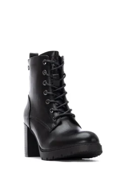 Botin De Tacón Con Cordones