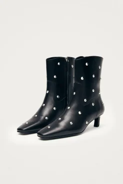 Botines de cuero Nash Studs