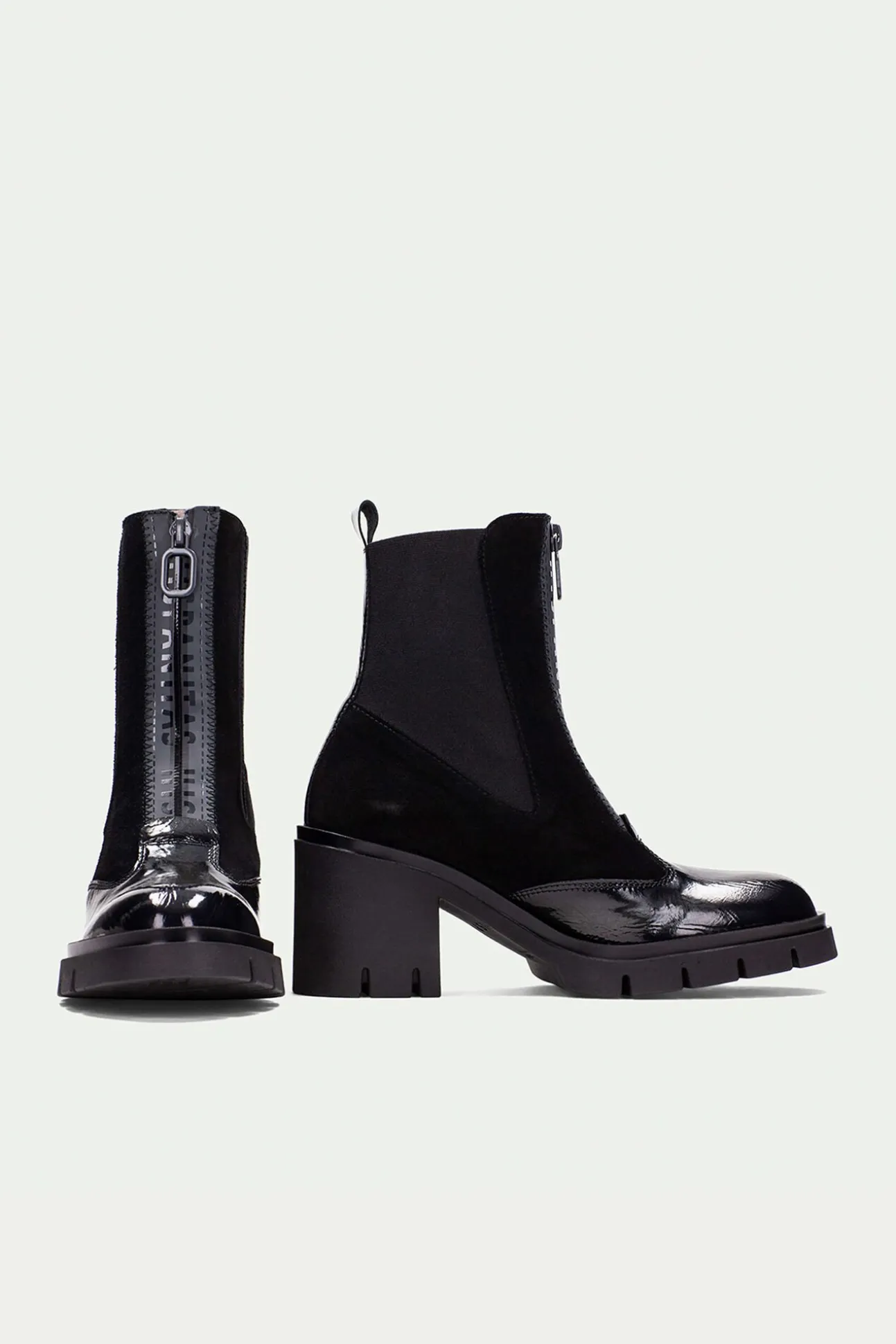 Botín cremallera central piso track ZURICH