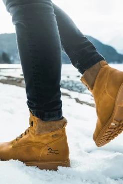 Botín de hombre en piel napa