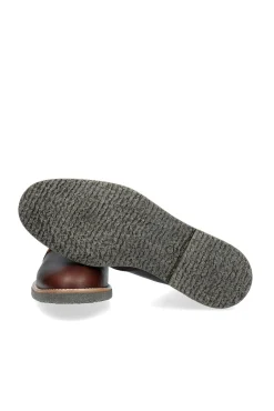 Botín de hombre en piel napa