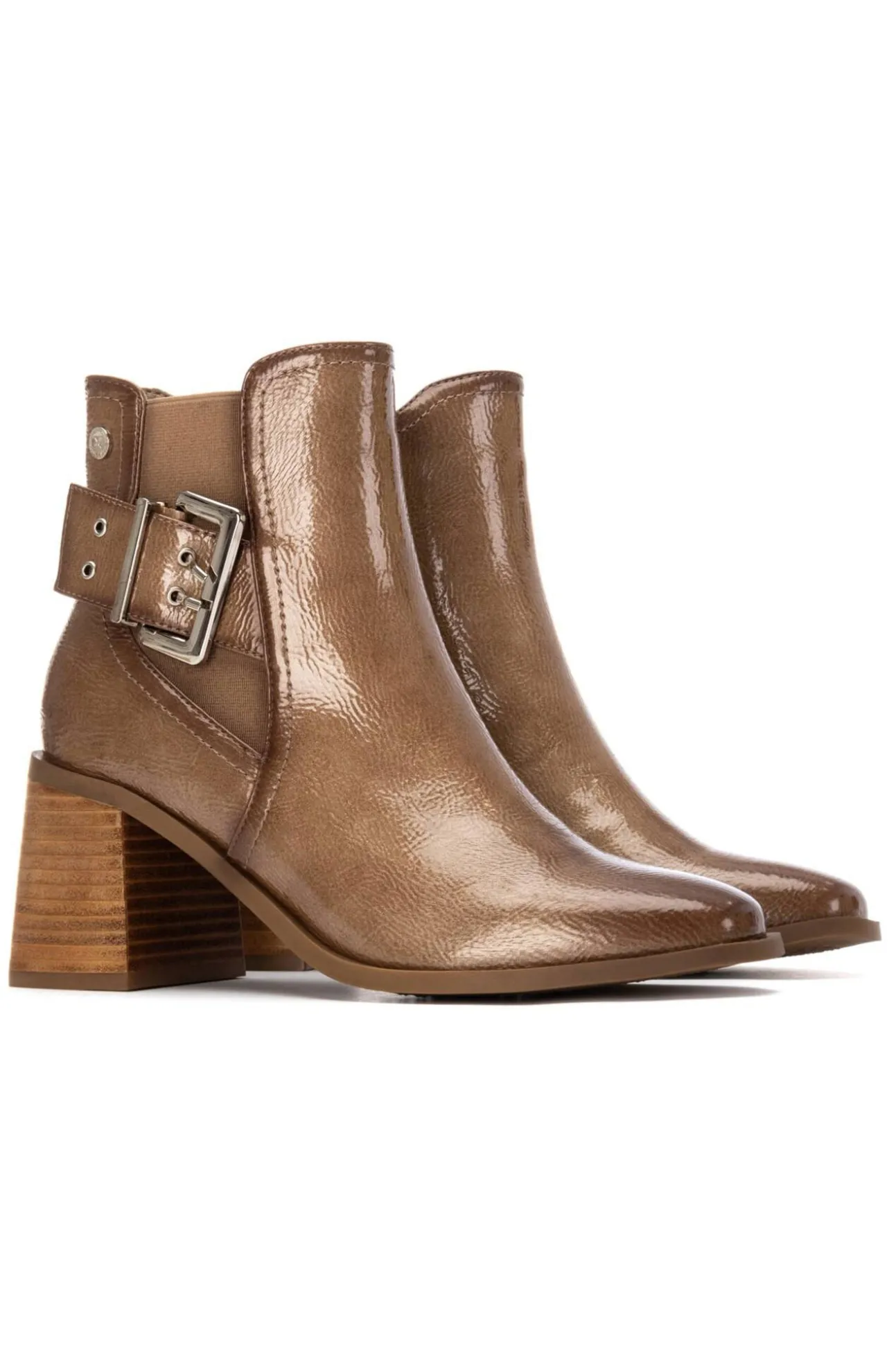 Botín de tacón tipo chelsea