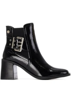 Botín de tacón tipo chelsea