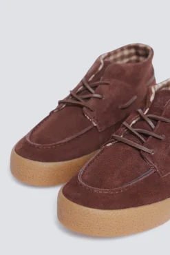 Botín naútico piel