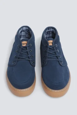 Botín piel casual serraje