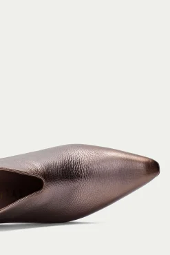 Botín punta fina metalizado ATLANTA