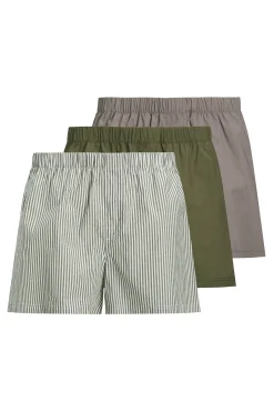 Boxer Popelín combinado pack 3