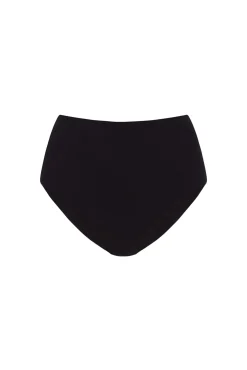 Braga alta algodón negro