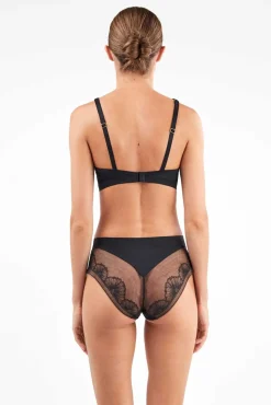 Braga alta encaje floral