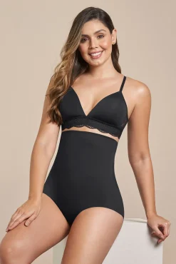 Braga faja de tiro alto con control moderado en abdomen y espalda