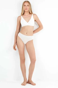 Braga midi con galón de encaje y camales