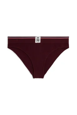 Braguita de canalé con banda elástica y logo