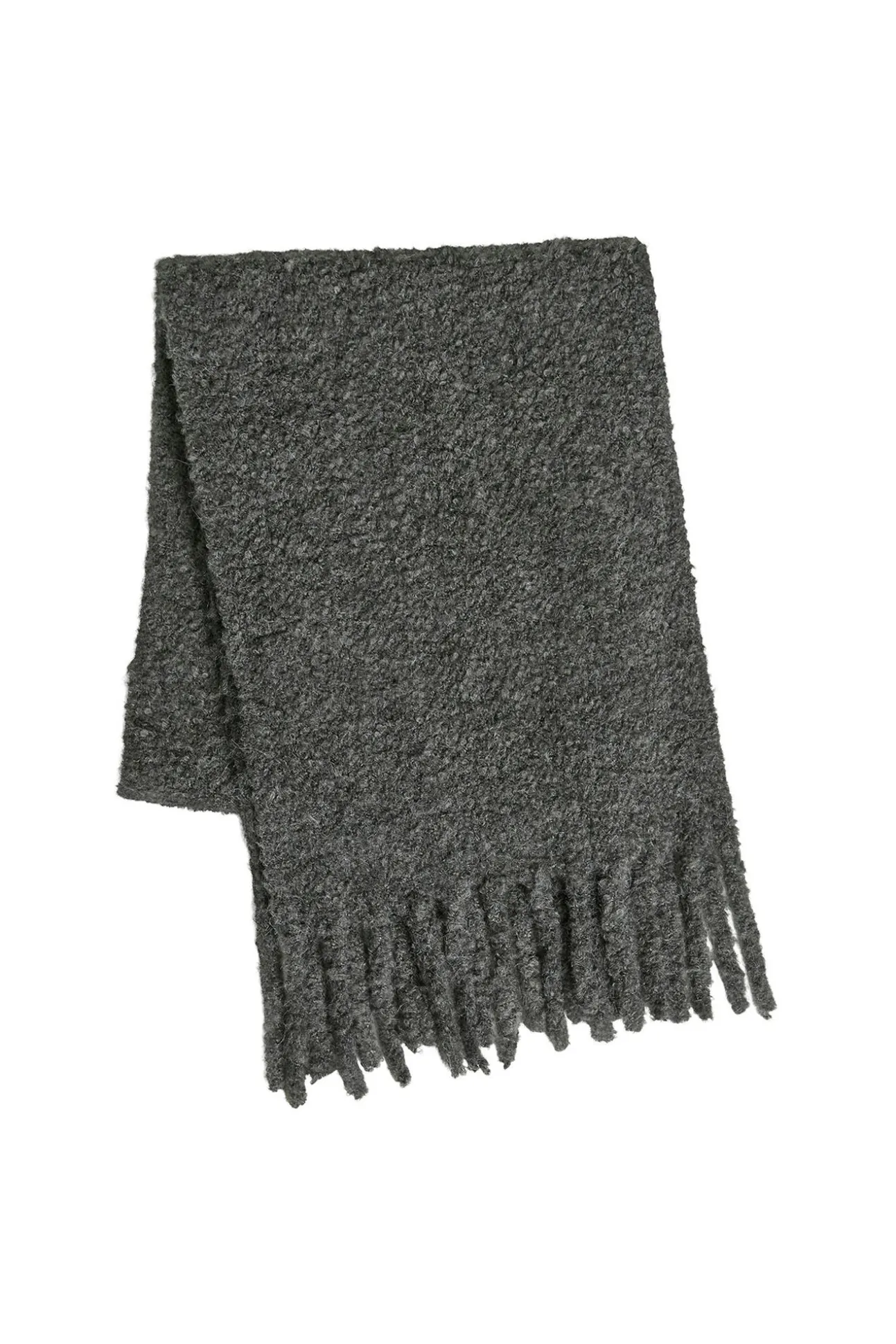 Bufanda de lana con flecos