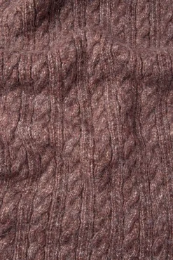 Bufanda de punto trenzado