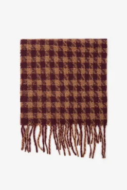 Bufanda gruesa cuadros