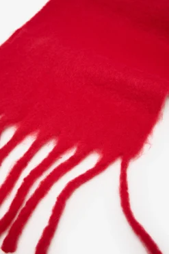 Bufanda gruesa flecos