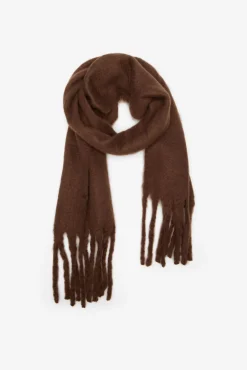 Bufanda gruesa flecos