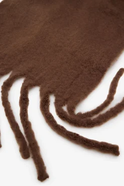 Bufanda gruesa flecos