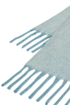 Bufanda jaspeada con flecos