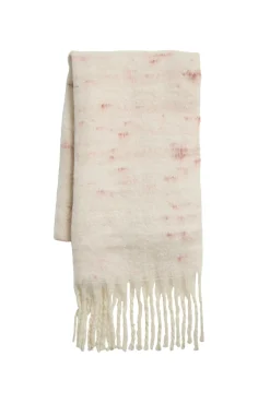 Bufanda jaspeada con flecos