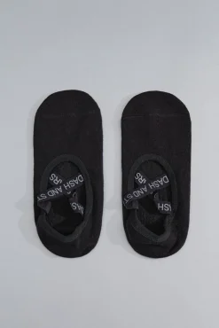 Calcetines algodón zapatilla ballet negra