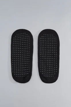 Calcetines algodón zapatilla ballet negra