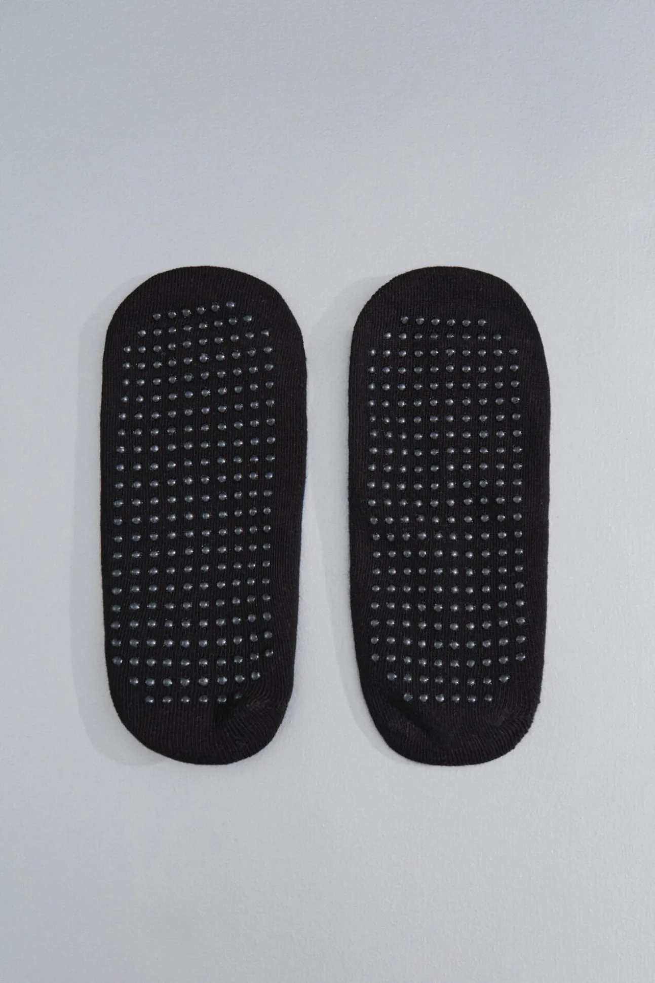 Calcetines algodón zapatilla ballet negra