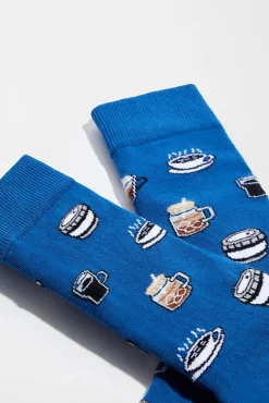 Calcetines altos Besocks de café de algodón orgánico