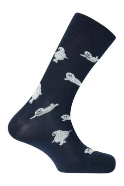 Calcetines cortos algodón de focas marinas