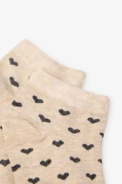 Calcetines cortos corazones