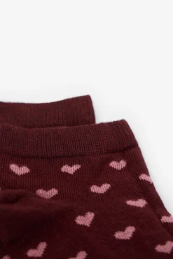 Calcetines cortos corazones