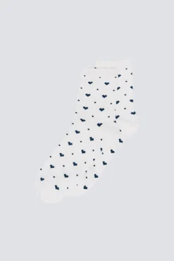 Calcetín largo corazones