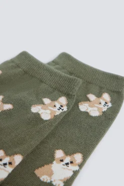 Calcetín largo liebres