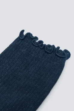 Calcetín largo lurex