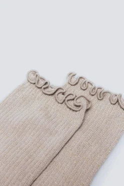 Calcetín largo lurex