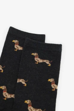 Calcetín largo teckel