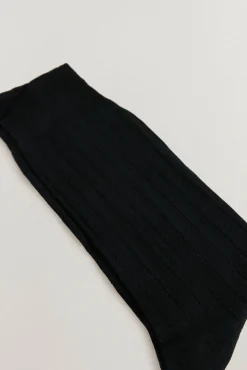 Calcetín liso vestir