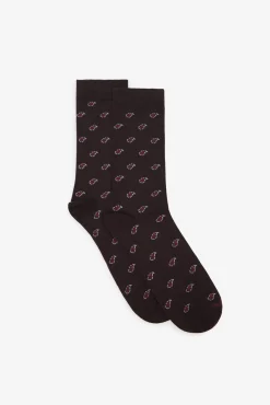 Calcetín microdibujo