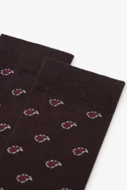 Calcetín microdibujo