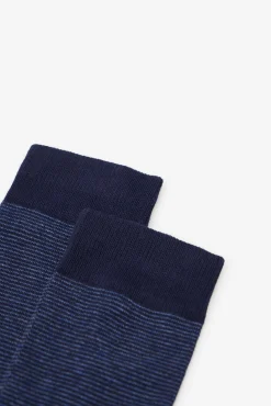 Calcetín microrayas