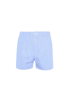 Calzoncillo Popelín hombre azul rayas