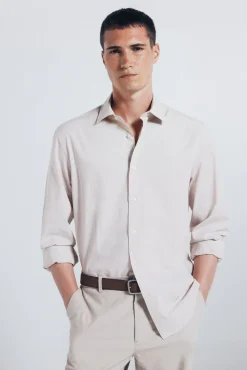 Camisa algodón fil a fil