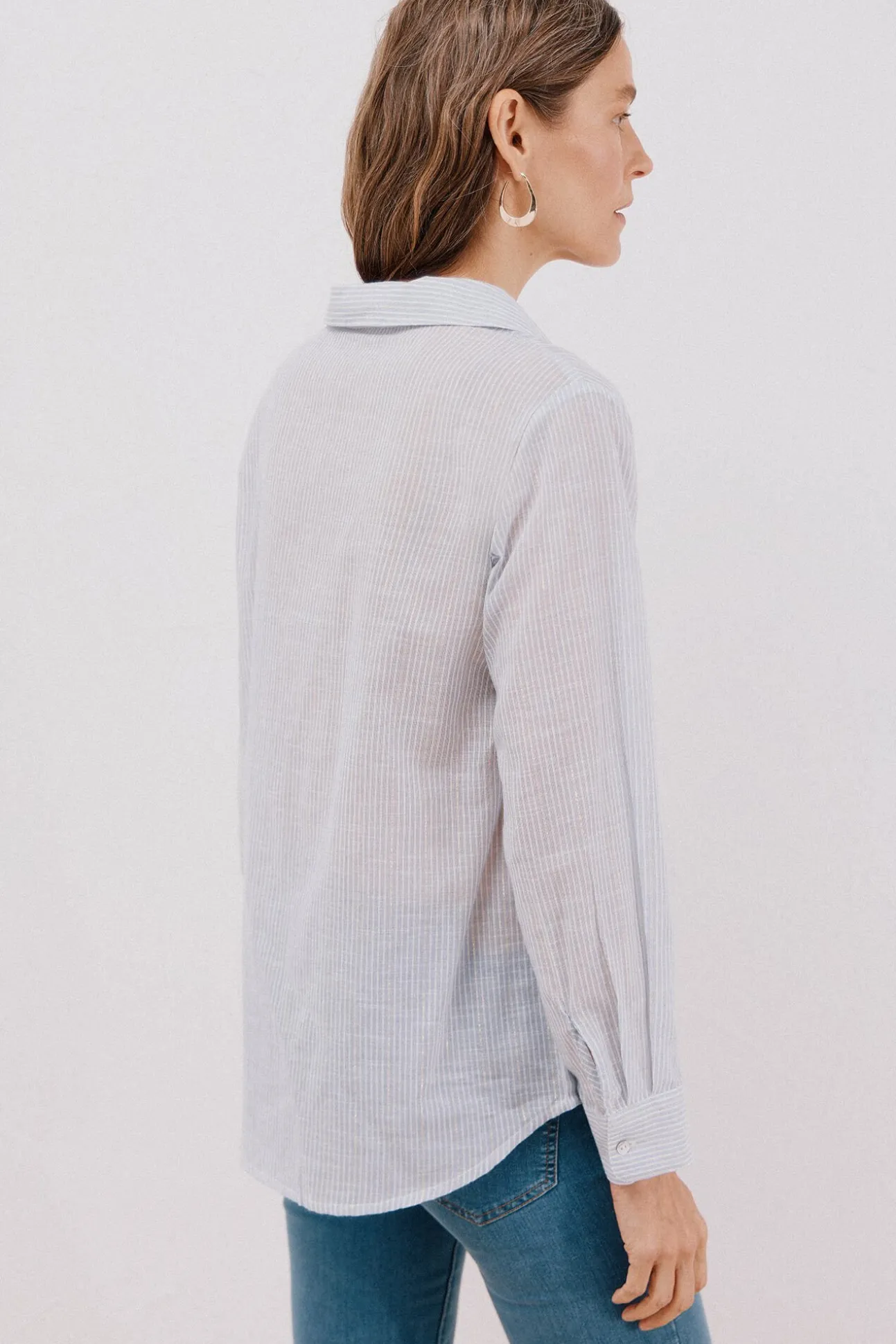 Camisa algodón rayas