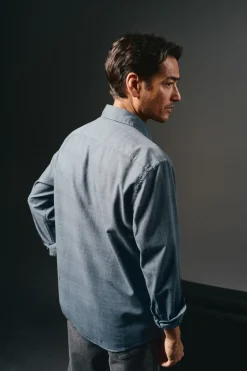 Camisa cuadro sobretintado