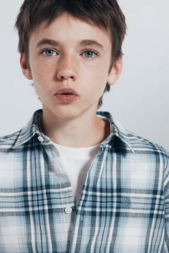 Camisa cuadros leñador niño