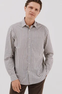 Camisa cuadros popelín