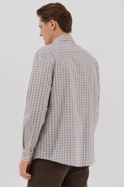 Camisa cuadros popelín