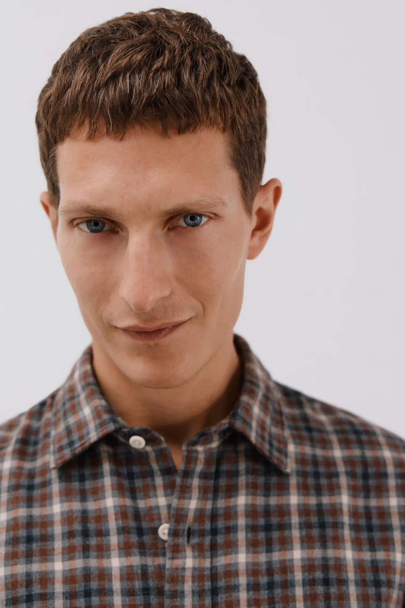 Camisa cuadros Tencel