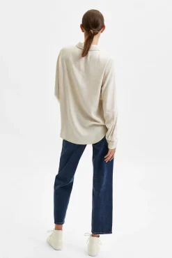 Camisa de manga larga de lino Regular Fit