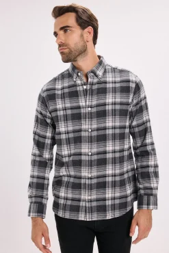 Camisa de manga larga franela